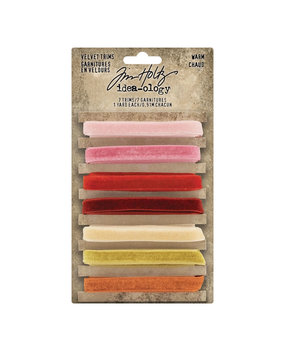 Idea-ology Tim Holtz Velvet Trims Warm (TH94115) (DISCONTINUED)
