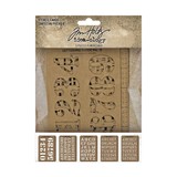 Idea-ology Tim Holtz Stencil Cards (TH94135)