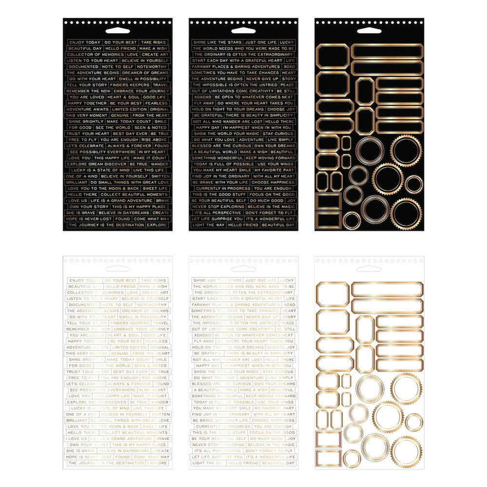 Idea-ology Tim Holtz Metallic Sticker Book (TH94134)