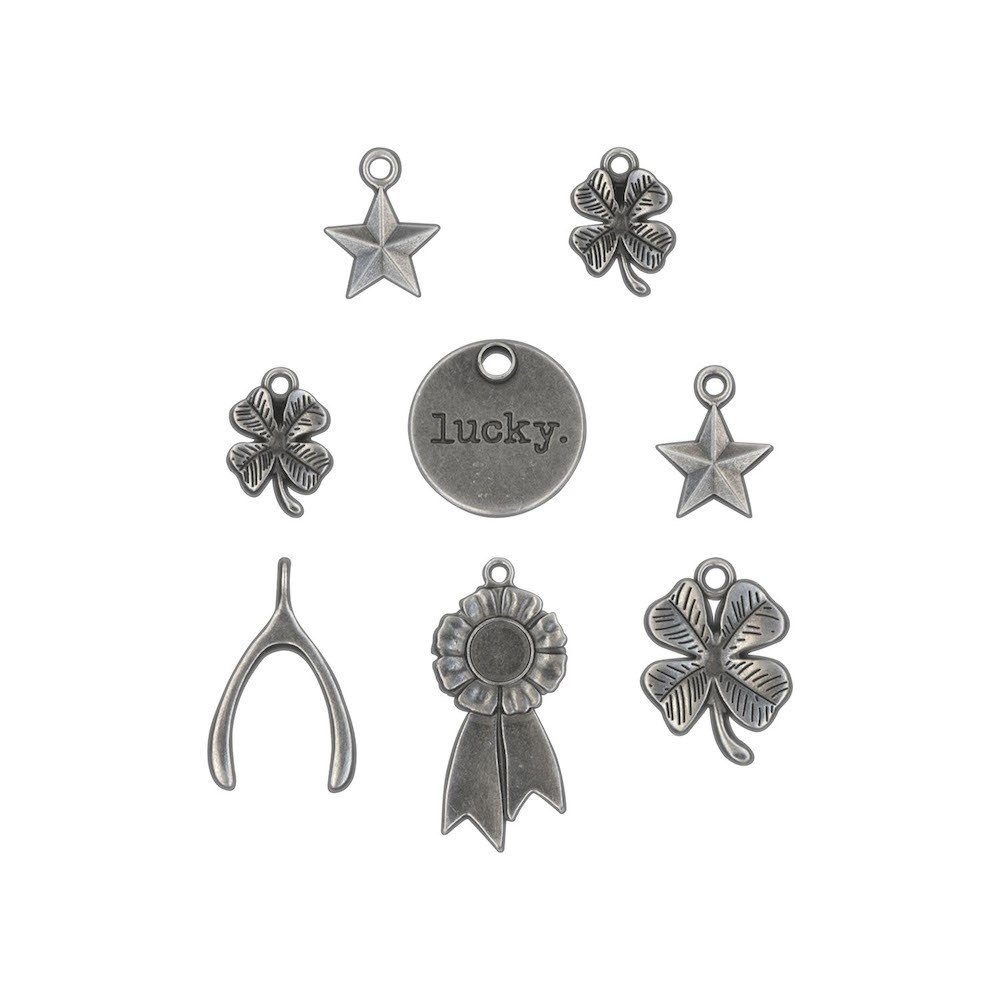 Idea-ology Tim Holtz Adornments Lucky (TH94131) (DISCONTINUED)