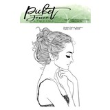 Picket Fence Studios Kylee Girl 3x4 Inch Clear Stamps (BG-124) (OUTLET)