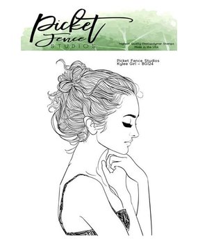 Picket Fence Studios Kylee Girl 3x4 Inch Clear Stamps (BG-124) (OUTLET)