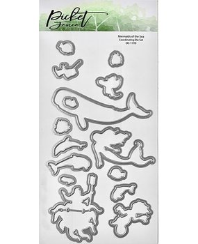 Picket Fence Studios Mermaids of the Sea Dies (OC-117D) (OUTLET)