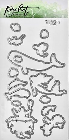 Picket Fence Studios Mermaids of the Sea Dies (OC-117D) (OUTLET) Picket Fence Studios Mermaids of the Sea Dies (OC-117D) (OUTLET)