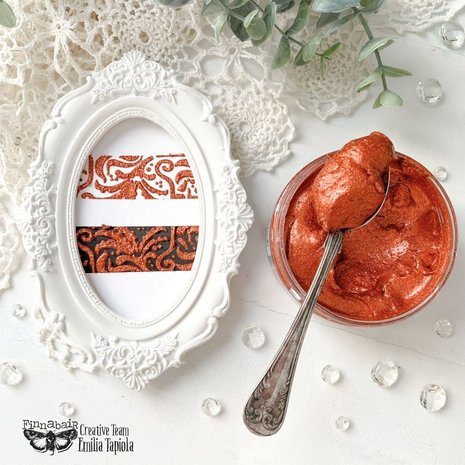 Finnabair Art Extravagance Jewel Effect Paste Crushed Amber (100ml) (968779) (DISCONTINUED)