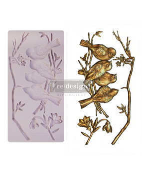 Re-Design with Prima Avian Love 5x10 Inch Mould (650438)