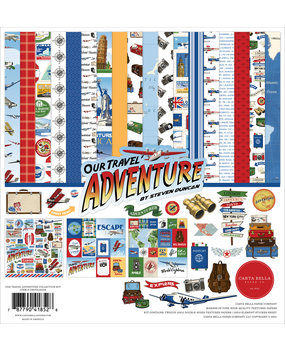 Carta Bella Our Travel Adventure Collection Kit (CBOTA131016) (OUTLET)
