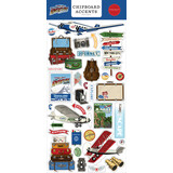 Carta Bella Our Travel Adventure Chipboard Accents (CBOTA131021) (OUTLET)