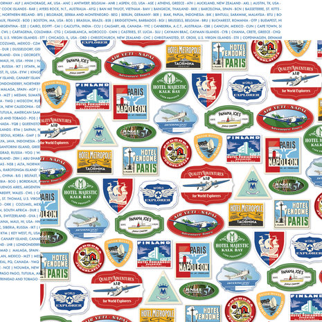 Carta Bella Our Travel Adventure 6x6 Inch Paper Pad (CBOTA131023) (OUTLET) Carta Bella Our Travel Adventure 6x6 Inch Paper Pad (CBOTA131023) (OUTLET)