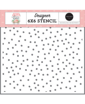Carta Bella Be You Dot 6x6 Inch Stencil (CBGA130034) (OUTLET)