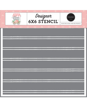 Carta Bella Distressed Shiplap 6x6 Inch Stencil (CBGA130033) (OUTLET)