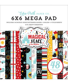 Echo Park A Magical Place 6x6 Inch Cardmakers Mega Pad (AMP239031) (DISCONTINUED)