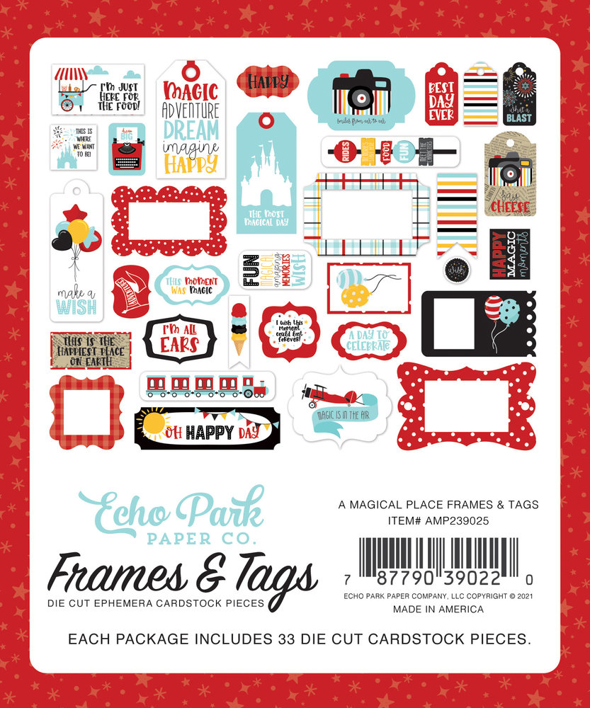 Echo Park A Magical Place Frames & Tags (AMP239025) (OUTLET)
