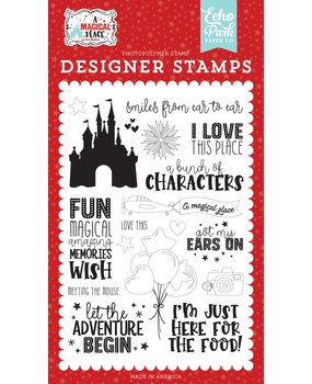 Echo Park Smiles From Ear To Ear Clear Stamps (AMP239043) (DISCONTINUED)