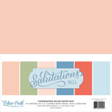 Echo Park Salutations No.1 12x12 Inch Coordinating Solids Paper Pack (SAN244015) (DISCONTINUED)
