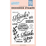 Echo Park Thanks Clear Stamps (SAN244043) (DISCONTINUED)
