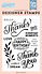 Thanks Clear Stamps (SAN244043) (OUTLET)