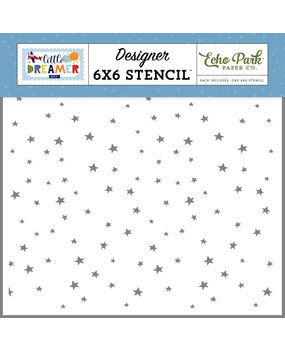 Echo Park Explore Stars 6x6 Inch Stencil (LDB238033) (DISCONTINUED) Echo Park Explore Stars 6x6 Inch Stencil (LDB238033) (DISCONTINUED)