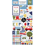 Echo Park Little Dreamer Boy Chipboard Accents (LDB238021) (DISCONTINUED)