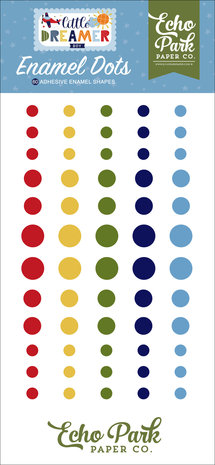 Echo Park Little Dreamer Boy Enamel Dots (LDB238028) (DISCONTINUED)