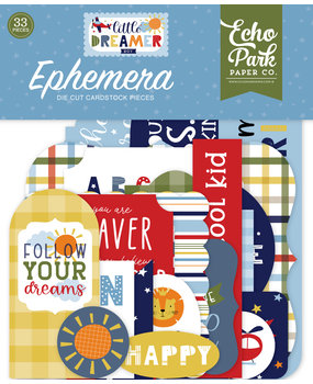 Echo Park Little Dreamer Boy Ephemera (LDB238024) (DISCONTINUED)