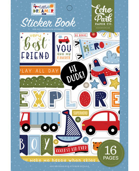 Echo Park Little Dreamer Boy Sticker Book (LDB238029) (DISCONTINUED)