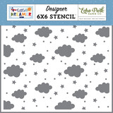 Echo Park Take Flight 6x6 Inch Stencil (LDB238034) (OUTLET)