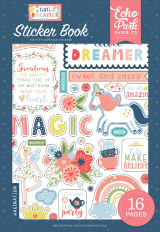 Echo Park Little Dreamer Girl Sticker Book (LD237029) (DISCONTINUED)