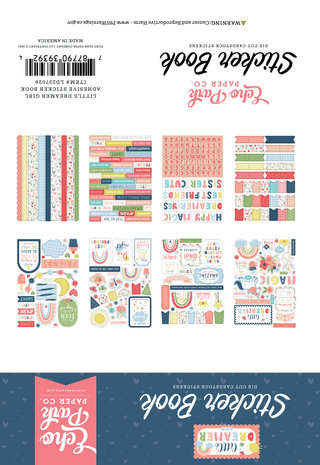 Echo Park Little Dreamer Girl Sticker Book (LD237029) (DISCONTINUED)