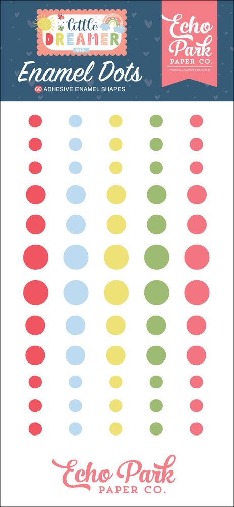 Echo Park Little Dreamer Girl Enamel Dots (LD237028) (DISCONTINUED)