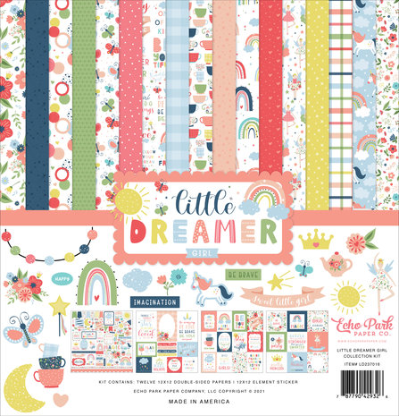 Echo Park Little Dreamer Girl Collection Kit (LD237016) (DISCONTINUED)