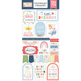 Echo Park Little Dreamer Girl Chipboard Phrases (LD237022) (DISCONTINUED)