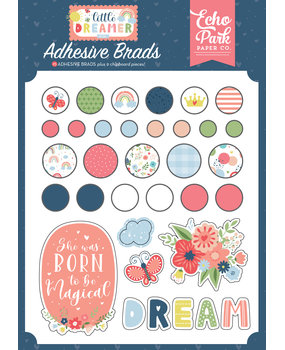 Echo Park Little Dreamer Girl Adhesive Brads (LD237020) (DISCONTINUED)