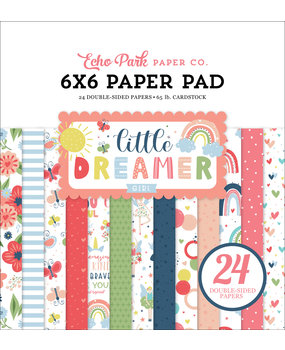 Echo Park Little Dreamer Girl 6x6 Inch Paper Pad (LD237023) (DISCONTINUED)