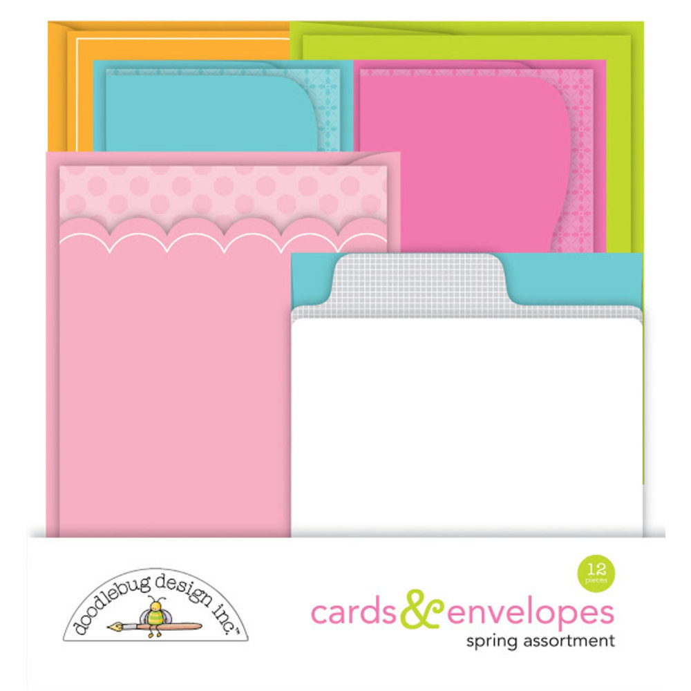 Spring Assortment Cards & Envelopes (7183) - Craftlines B.V.