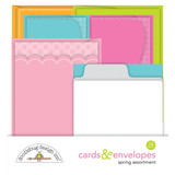 Doodlebug Design Spring Assortment Cards & Envelopes (7183) (DISCONTINUED)