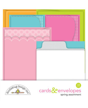 Doodlebug Design Spring Assortment Cards & Envelopes (7183) (DISCONTINUED)