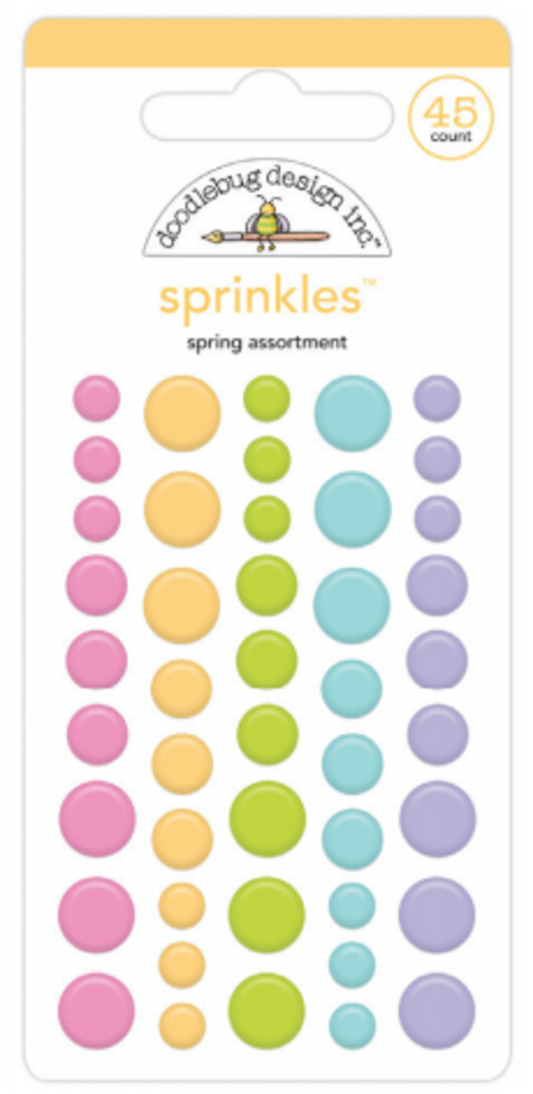 Doodlebug Design Spring Assortment Sprinkles (7166) (DISCONTINUED)