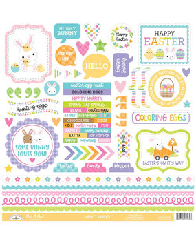 Doodlebug Design Hippity Hoppity This & That Stickers (7185) (DISCONTINUED)