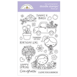 Doodlebug Design Flower Girl Doodle Stamps (6333) (OUTLET)