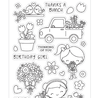 Doodlebug Design Flower Girl Doodle Stamps (6333) (OUTLET)