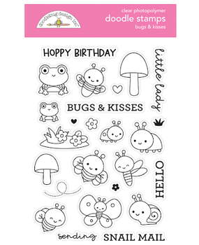 Doodlebug Design Bugs & Kisses Doodle Stamps (7213) (DISCONTINUED)