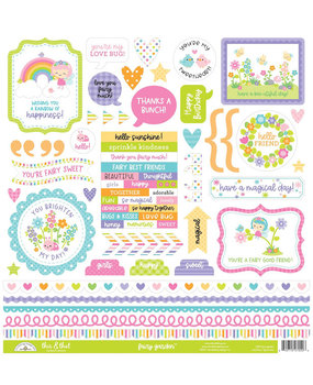 Doodlebug Design Fairy Garden This & That Stickers (7220) (DISCONTINUED)