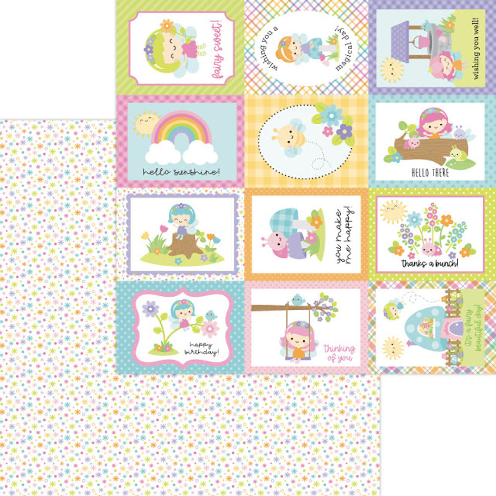 Doodlebug Design Fairy Garden 12x12 Inch Paper Pack (7234) (DISCONTINUED)