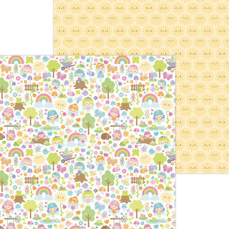 Doodlebug Design Fairy Garden 12x12 Inch Paper Pack (7234) (DISCONTINUED)