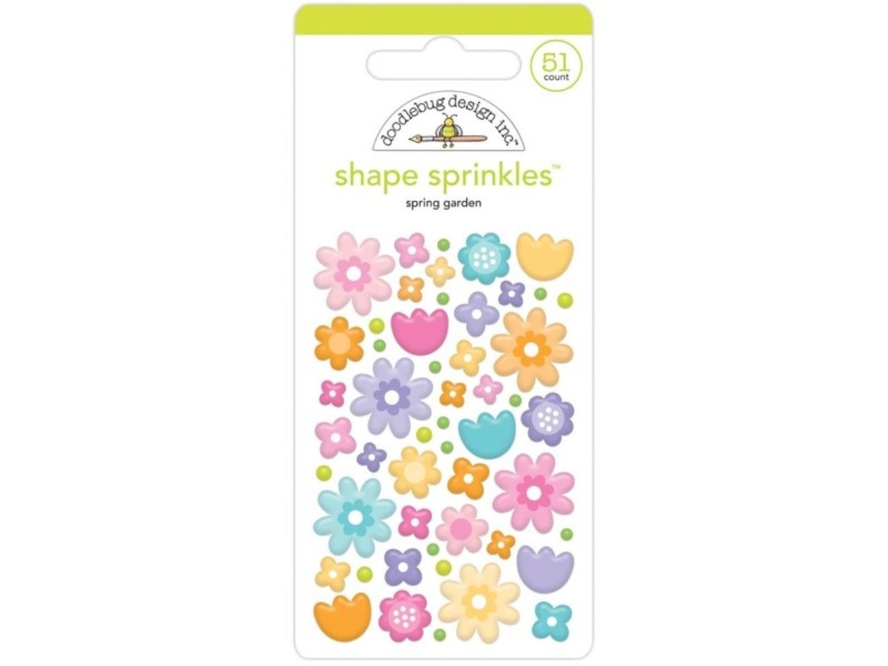 Doodlebug Design Spring Garden Shape Sprinkles (7202) (DISCONTINUED)