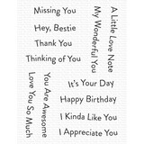 My Favorite Things Banner Day Sentiments Clear Stamps (CS-556) (OUTLET)