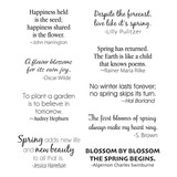 Spellbinders Spring Quotes Clear Stamps (STP-026) (OUTLET)