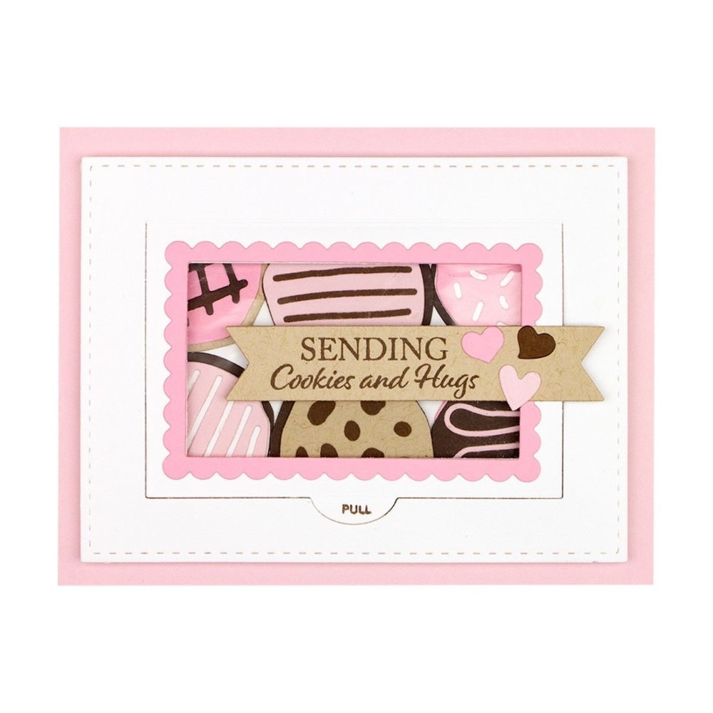 Spellbinders Sweet Confections Label and Banner Etched Dies (S4-1095) (OUTLET)