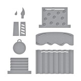 Spellbinders Layer Cake Surprise Etched Dies (S4-1099) (OUTLET)